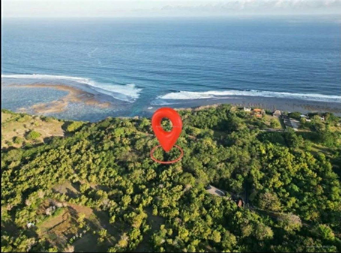 Tanah tebing pantai green bowl jimbaran