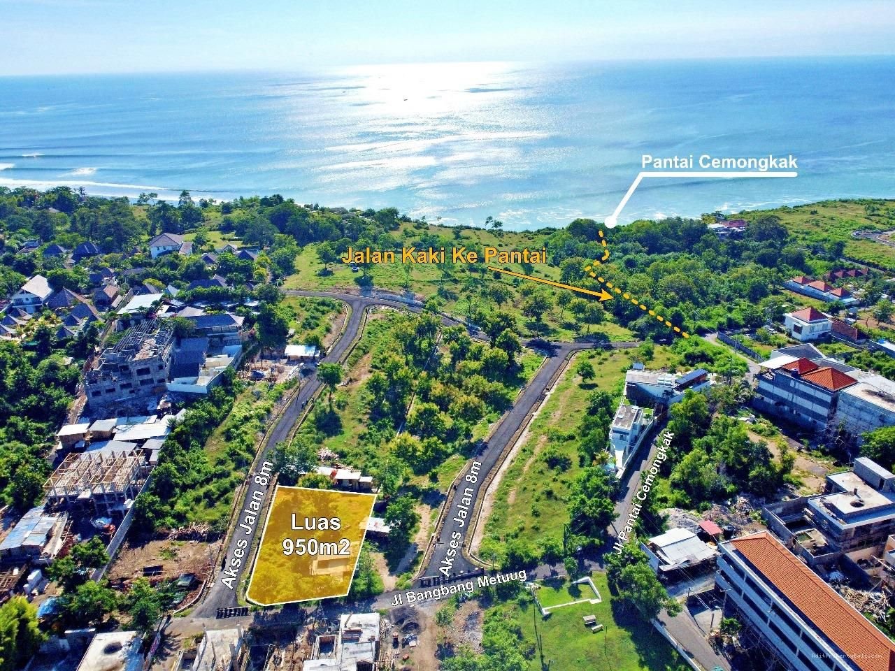 Tanah Ocean View Pantai Bingin Pecatu Badung
