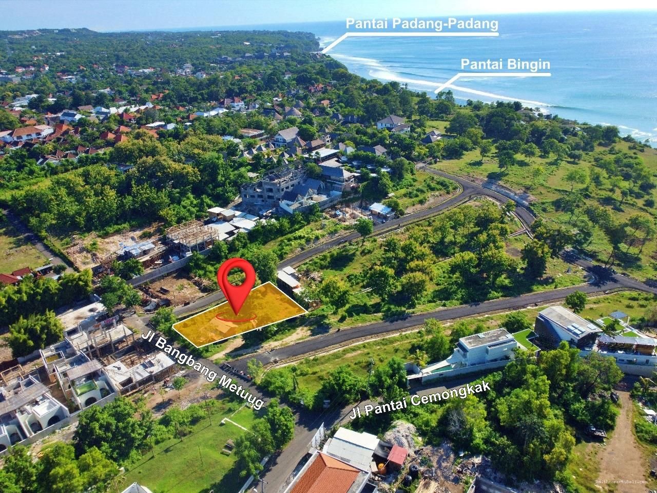 Tanah Ocean View Pantai Bingin Pecatu Badung