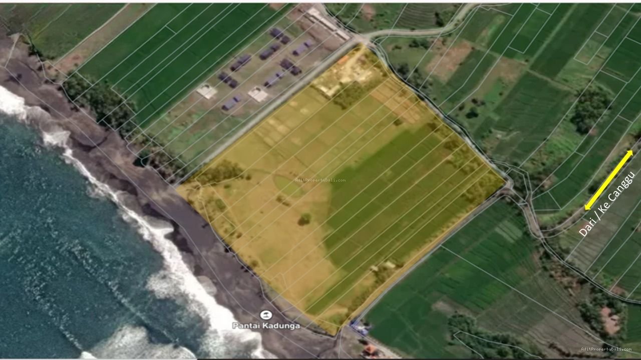 Tanah beach front Pantai kedungu tabanan