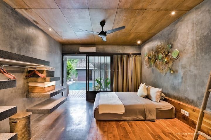 Villa modern pantai nelayan canggu