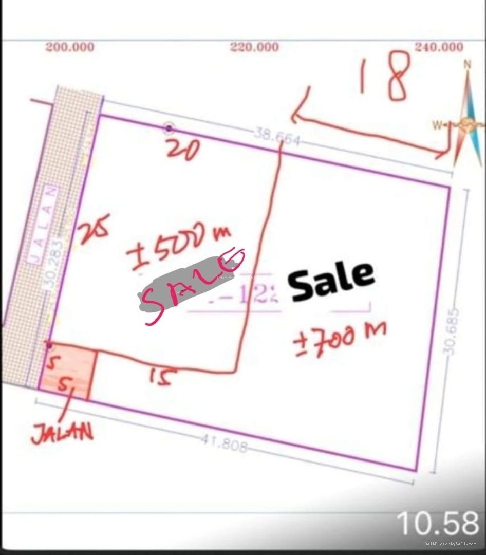 Tanah Bumbak Kerobokan Badung