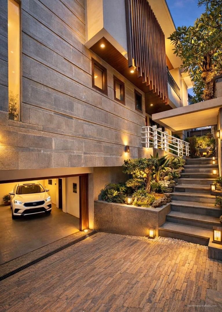 Rumah modern kebo iwa gatot subroto bali