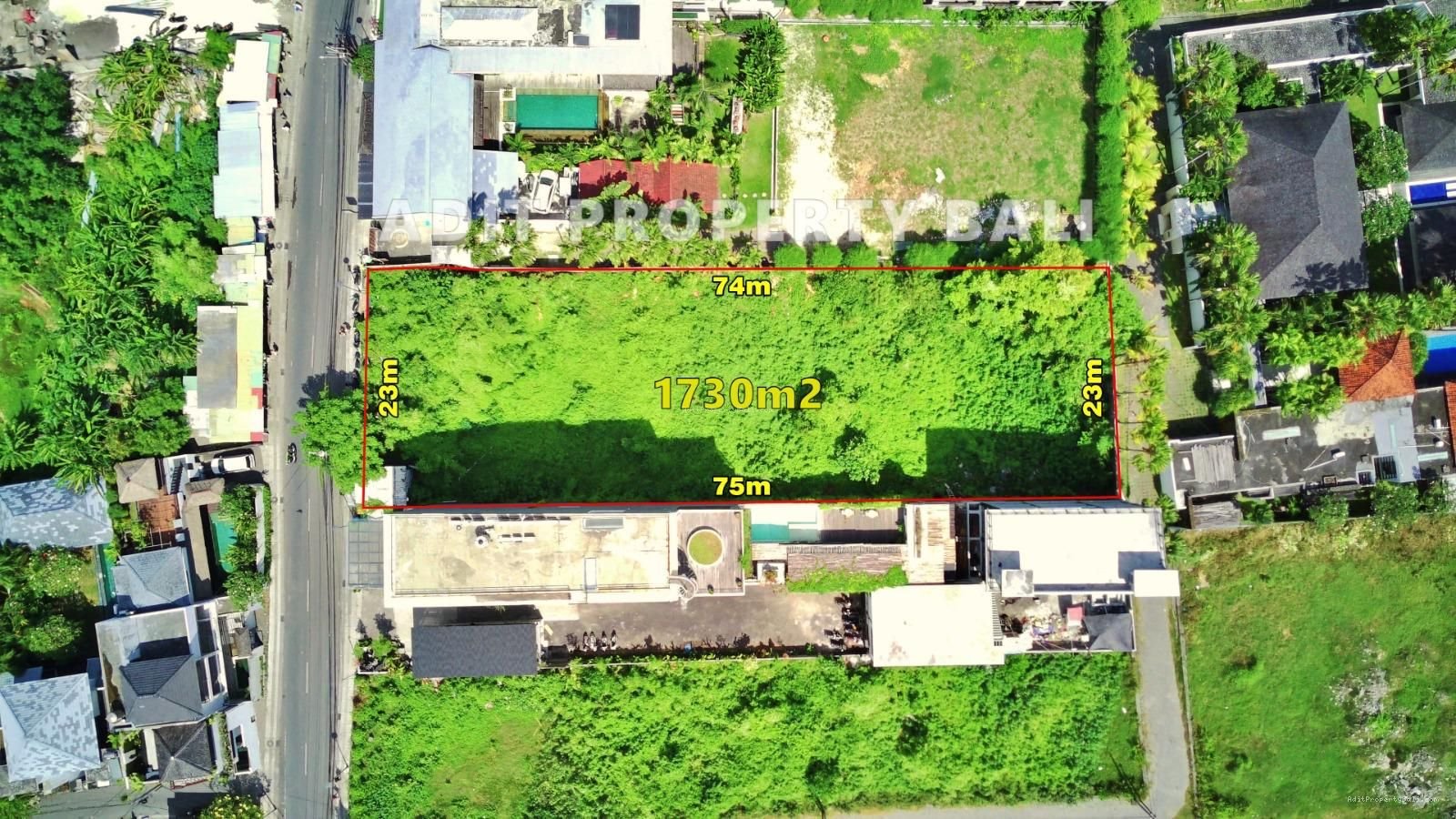 Tanah Premium Raya Echo Beach Canggu Badung Bali