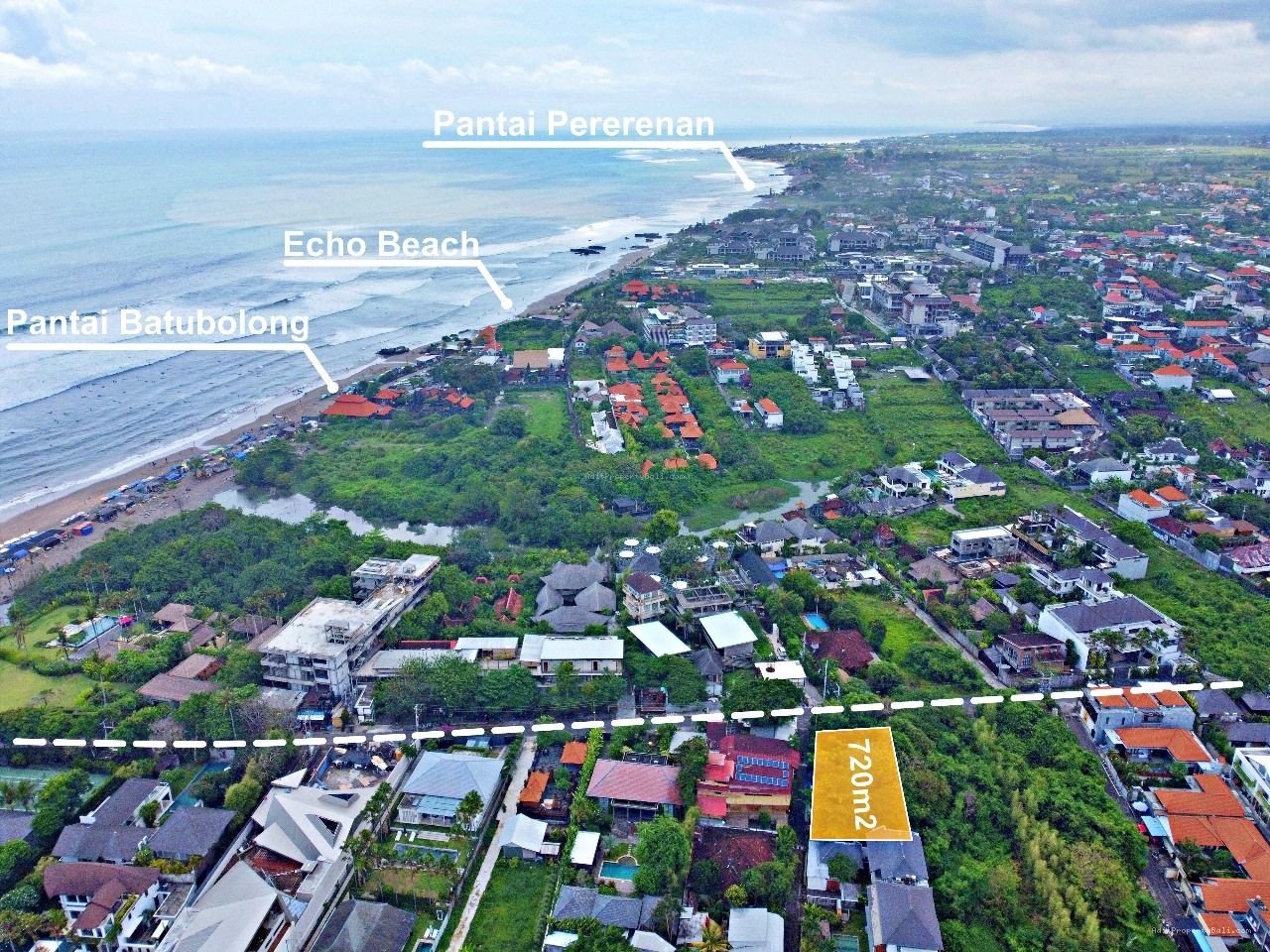 Tanah pantai nelayan canggu bali