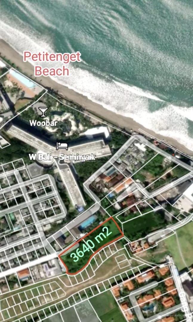 Tanah pantai petitenget kerobokan
