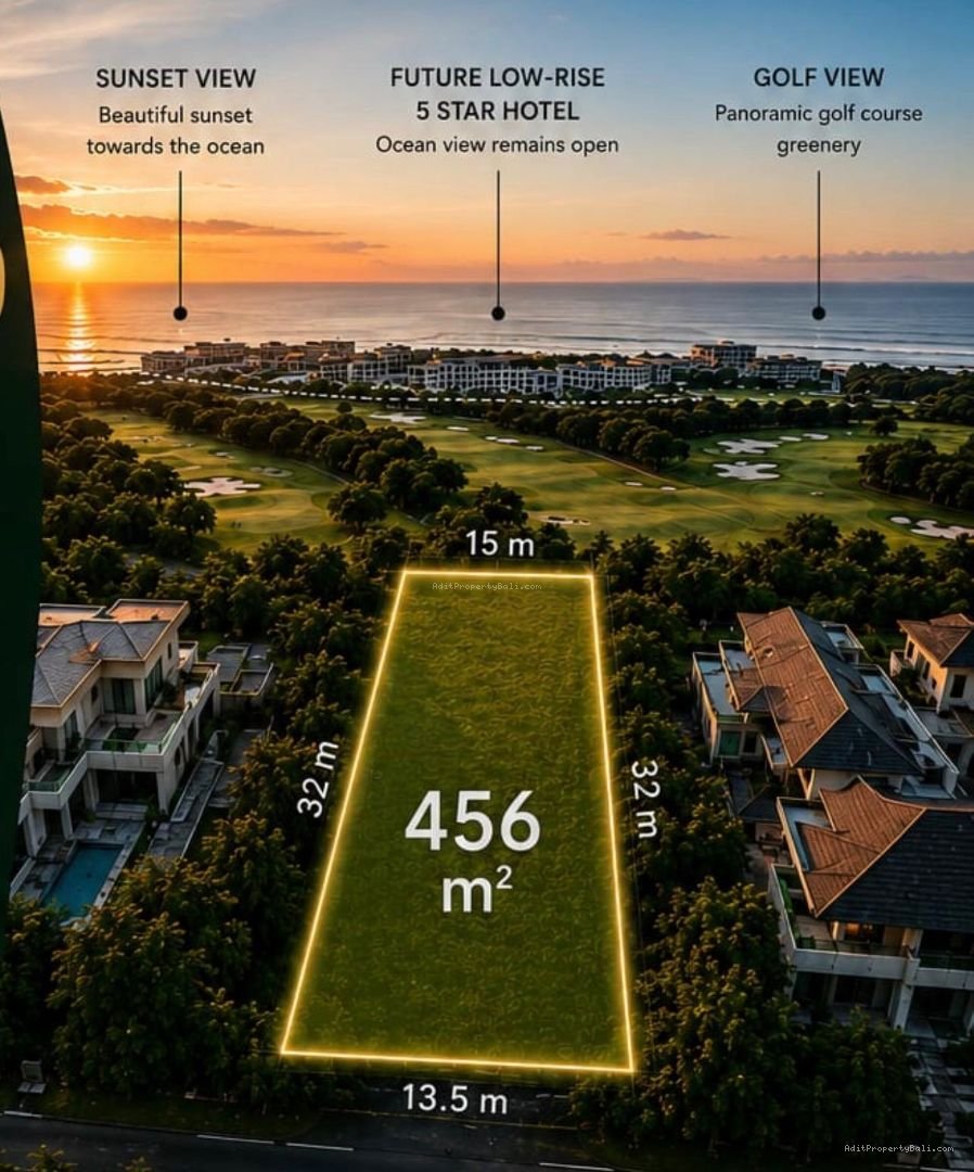 Tanah view golf pecatu graha kuta selatan