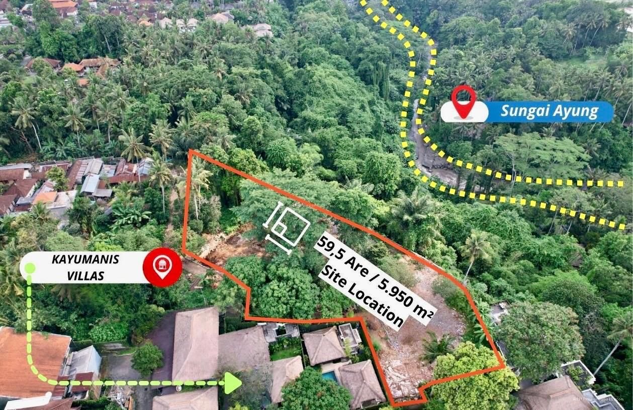 Tanah los sungai sayan ubud
