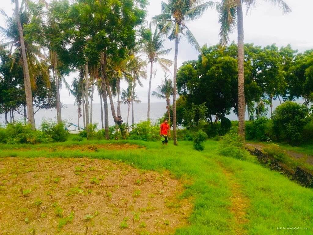 Tanah los pantai tulamben karangasem bali